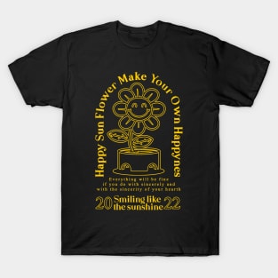 Happy Sun Flower T-Shirt